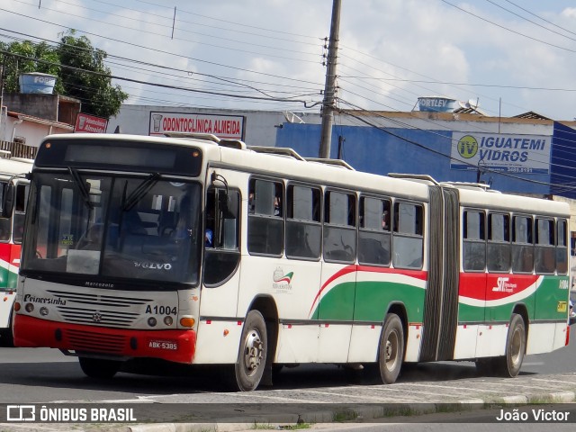 Viação Princesinha do Sertão A1004 na cidade de Feira de Santana, Bahia, Brasil, por João Victor. ID da foto: 8563192.