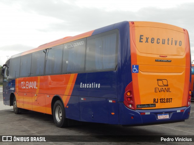 Evanil Transportes e Turismo RJ 132.037 na cidade de Rio de Janeiro, Rio de Janeiro, Brasil, por Pedro Vinicius. ID da foto: 8563054.