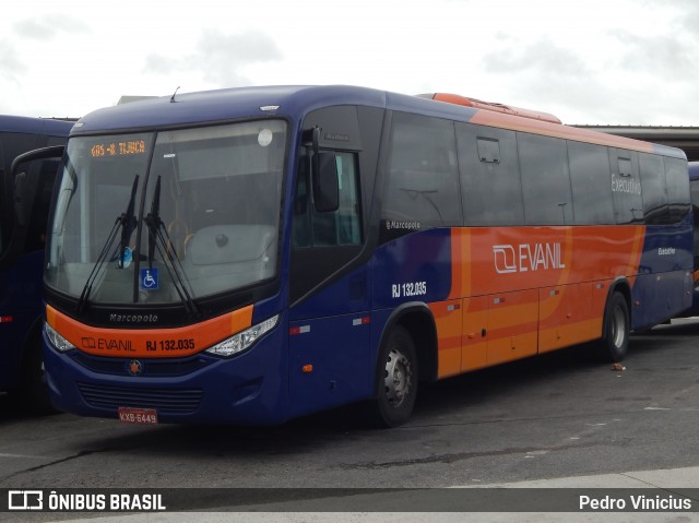 Evanil Transportes e Turismo RJ 132.035 na cidade de Rio de Janeiro, Rio de Janeiro, Brasil, por Pedro Vinicius. Número da foto: #8563083.