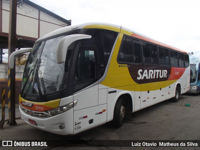 Saritur - Santa Rita Transporte Urbano e Rodoviário 30110 na cidade de Belo Horizonte, Minas Gerais, Brasil, por Luiz Otavio Matheus da Silva. Número da foto: #8563700.