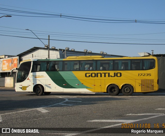 Empresa Gontijo de Transportes 17235 na cidade de São José dos Campos, São Paulo, Brasil, por Rogerio Marques. Número da foto: #8565596.