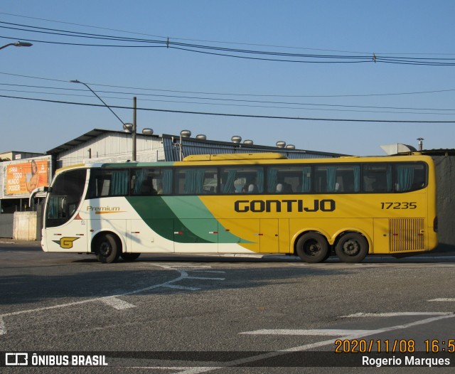 Empresa Gontijo de Transportes 17235 na cidade de São José dos Campos, São Paulo, Brasil, por Rogerio Marques. ID da foto: 8565596.