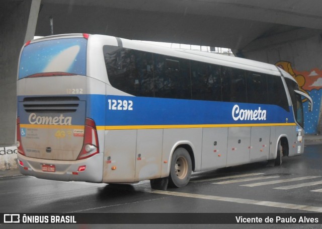 Viação Cometa 12292 na cidade de Belo Horizonte, Minas Gerais, Brasil, por Vicente de Paulo Alves. ID da foto: 8563770.