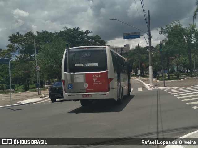 Allibus Transportes 4 5241 na cidade de São Paulo, São Paulo, Brasil, por Rafael Lopes de Oliveira. Número da foto: #8562567.