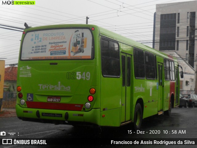 Transportes São Cristóvão 02549 na cidade de Teresina, Piauí, Brasil, por Francisco de Assis Rodrigues da Silva. Número da foto: #8565142.