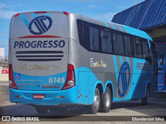 Auto Viação Progresso 6145 na cidade de Natal, Rio Grande do Norte, Brasil, por Elianderson Silva. Número da foto: #8568974.