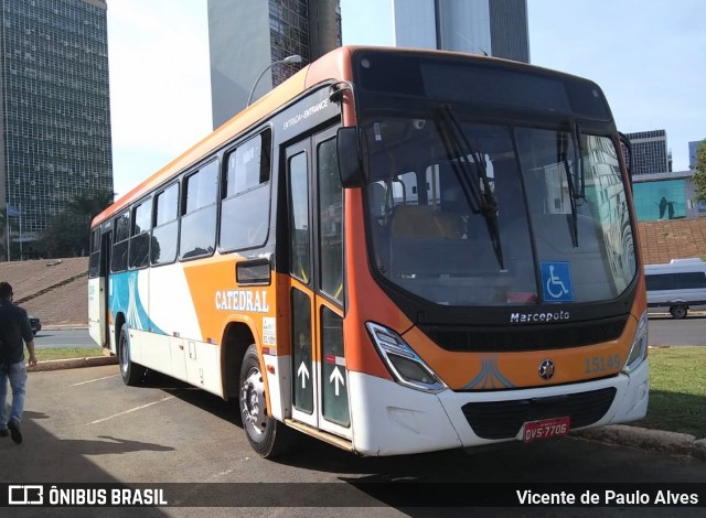 Advance Catedral Transportes 15149 na cidade de Brasília, Distrito Federal, Brasil, por Vicente de Paulo Alves. ID da foto: 8568698.