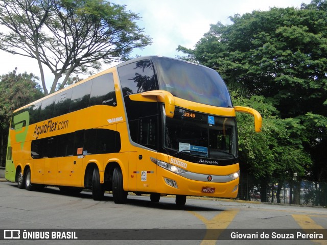 Viação Águia Branca 50080 na cidade de São Paulo, São Paulo, Brasil, por Giovani de Souza Pereira. ID da foto: 8566614.