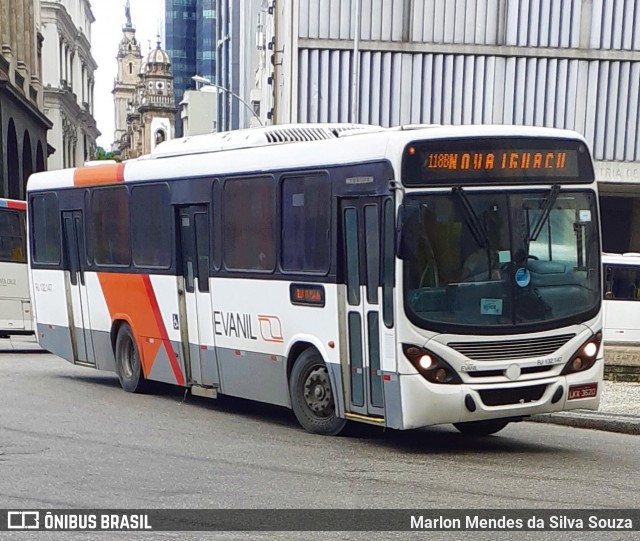 Evanil Transportes e Turismo RJ 132.147 na cidade de Rio de Janeiro, Rio de Janeiro, Brasil, por Marlon Mendes da Silva Souza. ID da foto: 8568134.