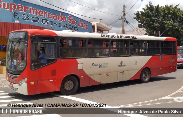 Expresso CampiBus 2259 na cidade de Campinas, São Paulo, Brasil, por Henrique Alves de Paula Silva. ID da foto: 8565760.