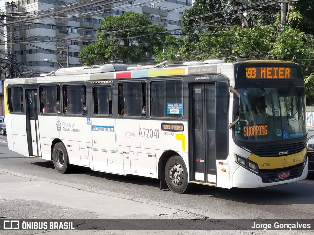 Transurb A72041 na cidade de Rio de Janeiro, Rio de Janeiro, Brasil, por Jorge Gonçalves. ID da foto: 8567744.