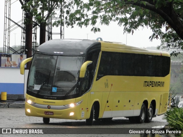 Viação Itapemirim 60005 na cidade de Vitória, Espírito Santo, Brasil, por Giovani de Souza Pereira. ID da foto: 8566609.