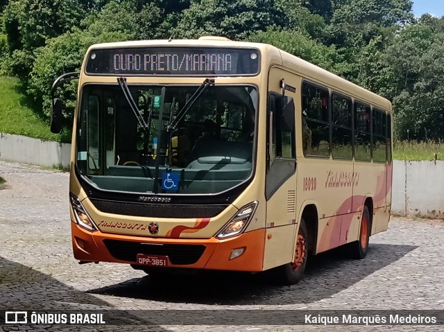 Transcotta Turismo 18020 na cidade de Ouro Preto, Minas Gerais, Brasil, por Kaique Marquês Medeiros . ID da foto: 8568687.