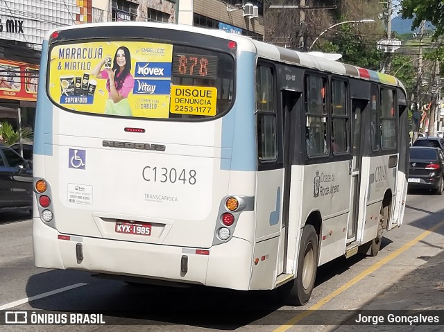 Transportes Barra C13048 na cidade de Rio de Janeiro, Rio de Janeiro, Brasil, por Jorge Gonçalves. ID da foto: 8567732.