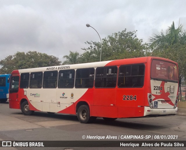 Expresso CampiBus 2284 na cidade de Campinas, São Paulo, Brasil, por Henrique Alves de Paula Silva. ID da foto: 8565762.