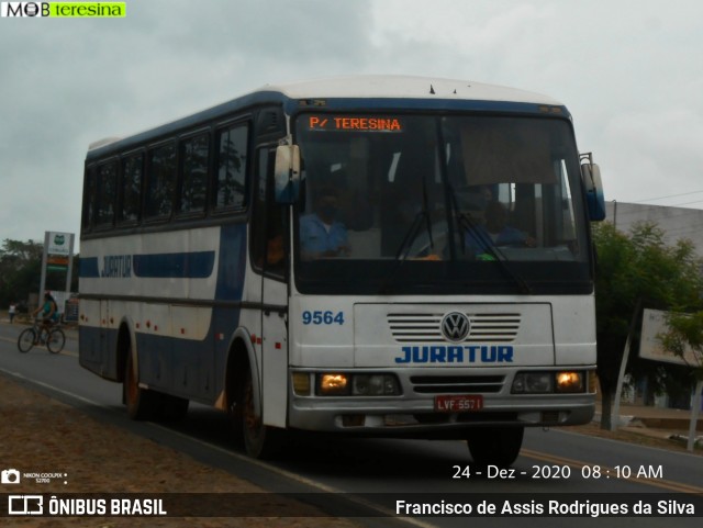 Juratur - Jurandi Turismo 9564 na cidade de Demerval Lobão, Piauí, Brasil, por Francisco de Assis Rodrigues da Silva. ID da foto: 8565945.