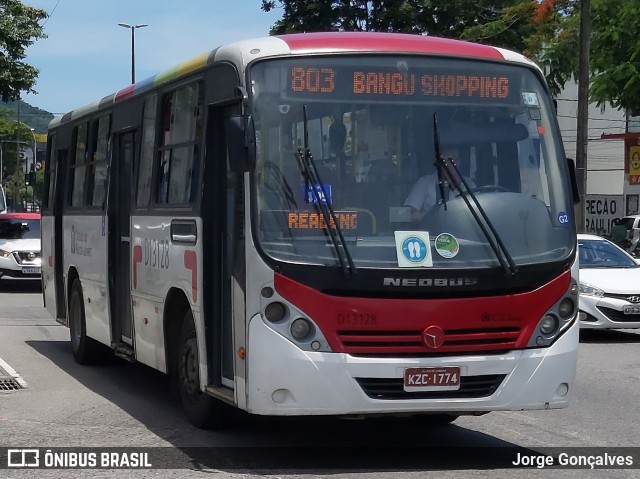 Transportes Barra D13128 na cidade de Rio de Janeiro, Rio de Janeiro, Brasil, por Jorge Gonçalves. ID da foto: 8565656.