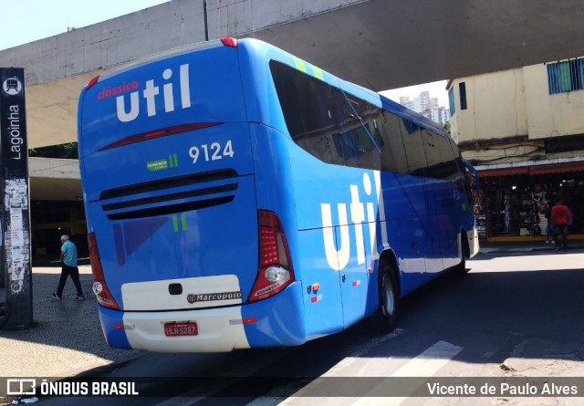 UTIL - União Transporte Interestadual de Luxo 9124 na cidade de Belo Horizonte, Minas Gerais, Brasil, por Vicente de Paulo Alves. Número da foto: #8567379.