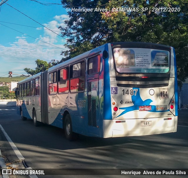 VB Transportes e Turismo 1487 na cidade de Campinas, São Paulo, Brasil, por Henrique Alves de Paula Silva. Número da foto: #8570303.