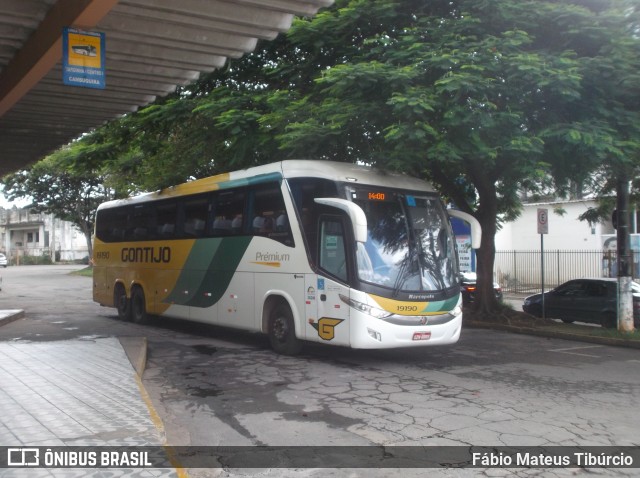 Empresa Gontijo de Transportes 19190 na cidade de Três Corações, Minas Gerais, Brasil, por Fábio Mateus Tibúrcio. Número da foto: #8569699.