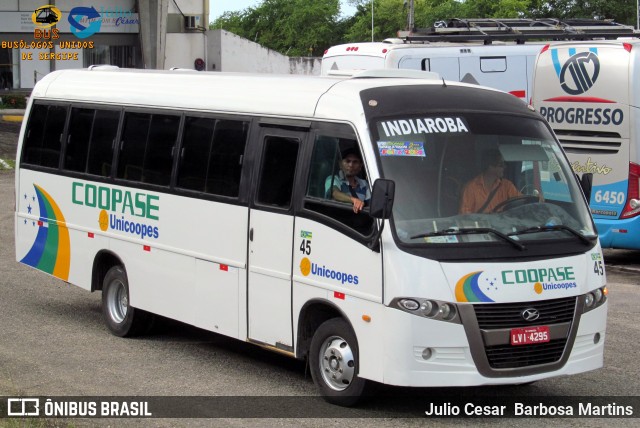COOPASE - Coperativa Transporte Alternativo Sergipe 45 na cidade de Aracaju, Sergipe, Brasil, por Julio Cesar Barbosa Martins. Número da foto: #8571931.