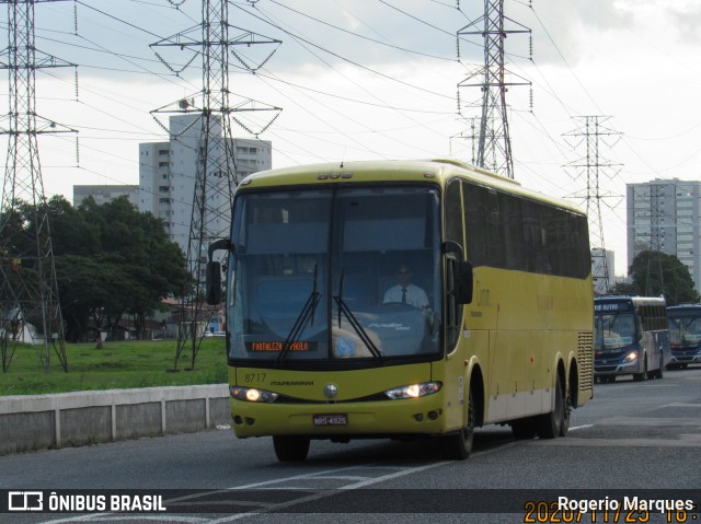 Viação Itapemirim 8717 na cidade de São José dos Campos, São Paulo, Brasil, por Rogerio Marques. ID da foto: 8572003.