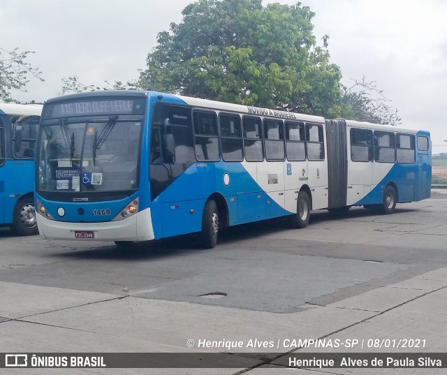 VB Transportes e Turismo 1468 na cidade de Campinas, São Paulo, Brasil, por Henrique Alves de Paula Silva. Número da foto: #8570326.
