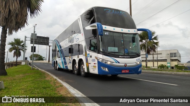 Ramos Turismo 4300 na cidade de Vitória, Espírito Santo, Brasil, por Adryan Cesar Pimentel Santana. Número da foto: #8569153.