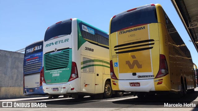 Viação Itapemirim 17005 na cidade de Rio de Janeiro, Rio de Janeiro, Brasil, por Marcelo Horta. Número da foto: #8570603.