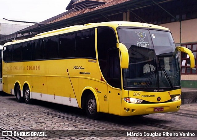 Viação Itapemirim 5017 na cidade de Rio de Janeiro, Rio de Janeiro, Brasil, por Márcio Douglas Ribeiro Venino. ID da foto: 8571944.