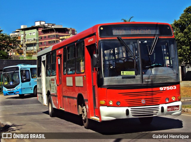 Viação Belo Monte Transportes Coletivos 97503 na cidade de Contagem, Minas Gerais, Brasil, por Gabriel Henrique. Número da foto: #8571008.