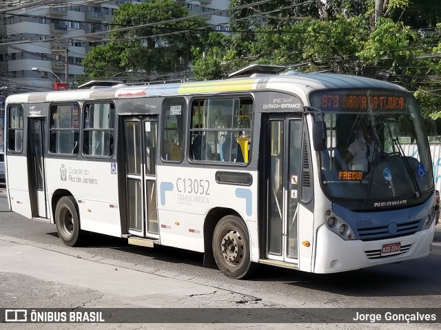 Transportes Barra C13052 na cidade de Rio de Janeiro, Rio de Janeiro, Brasil, por Jorge Gonçalves. ID da foto: 8570078.