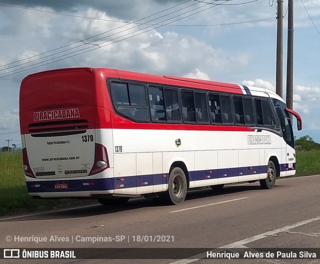 Viação Piracicabana 1370 na cidade de Campinas, São Paulo, Brasil, por Henrique Alves de Paula Silva. Número da foto: #8569876.