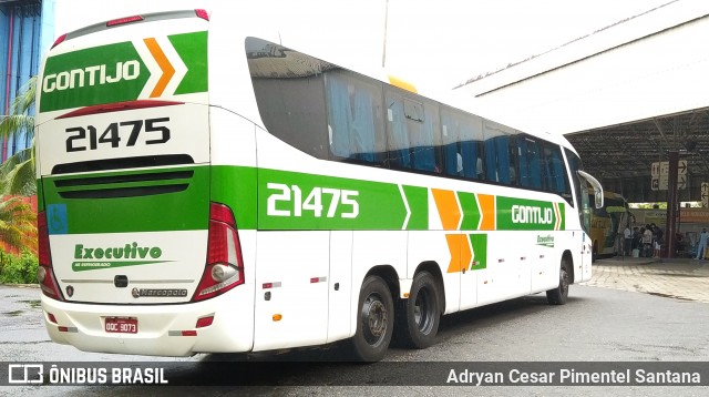 Empresa Gontijo de Transportes 21475 na cidade de Vitória, Espírito Santo, Brasil, por Adryan Cesar Pimentel Santana. Número da foto: #8569170.