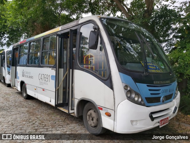 Viação Redentor C47691 na cidade de Rio de Janeiro, Rio de Janeiro, Brasil, por Jorge Gonçalves. Número da foto: #8512619.