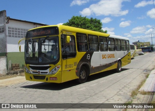 Viação São Gabriel 2090 na cidade de São Mateus, Espírito Santo, Brasil, por Vicente de Paulo Alves. ID da foto: 8513667.