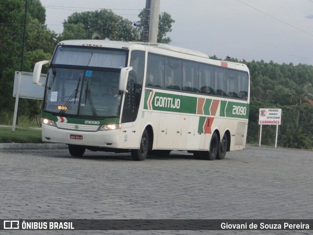 Empresa Gontijo de Transportes 21090 na cidade de São Mateus, Espírito Santo, Brasil, por Giovani de Souza Pereira. Número da foto: #8512421.