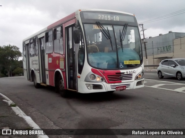 Allibus Transportes 4 5142 na cidade de São Paulo, São Paulo, Brasil, por Rafael Lopes de Oliveira. ID da foto: 8515024.