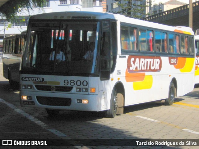 Saritur - Santa Rita Transporte Urbano e Rodoviário 9800 na cidade de Belo Horizonte, Minas Gerais, Brasil, por Tarcisio Rodrigues da Silva. ID da foto: 8513648.