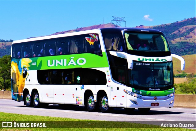 Empresa União de Transportes 4188 na cidade de Roseira, São Paulo, Brasil, por Adriano Duarte. Número da foto: #8514902.