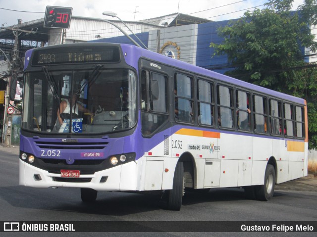 Mobibrasil São Lourenço >>> Mobi-PE 2.052 na cidade de Camaragibe, Pernambuco, Brasil, por Gustavo Felipe Melo. ID da foto: 8512771.