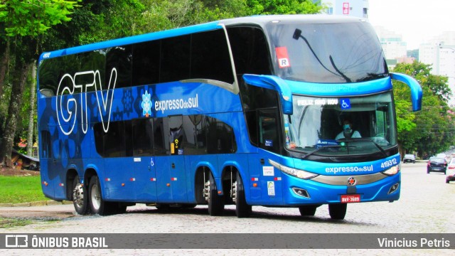 Expresso do Sul 419312 na cidade de Joinville, Santa Catarina, Brasil, por Vinicius Petris. Número da foto: #8515140.