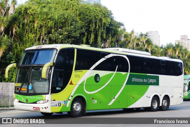 Expresso Princesa dos Campos 5930 na cidade de Curitiba, Paraná, Brasil, por Francisco Ivano. ID da foto: 8515313.