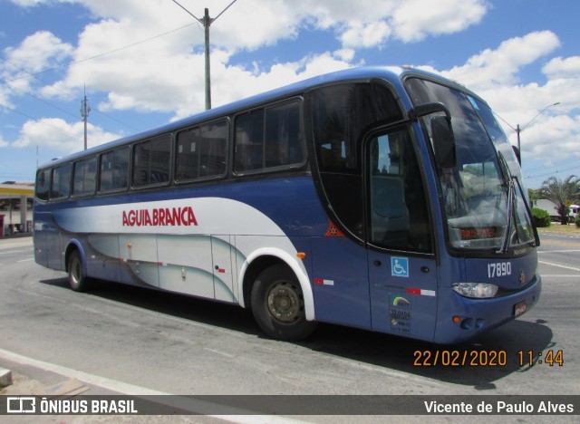 Viação Águia Branca 17890 na cidade de São Mateus, Espírito Santo, Brasil, por Vicente de Paulo Alves. ID da foto: 8513678.