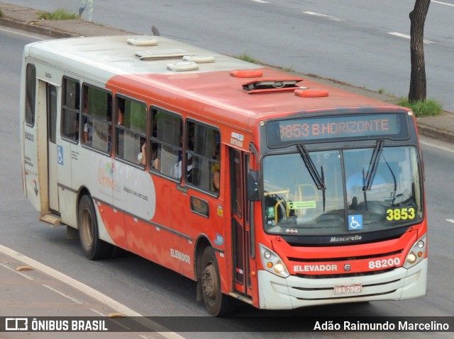 Viação Novo Retiro 88200 na cidade de Belo Horizonte, Minas Gerais, Brasil, por Adão Raimundo Marcelino. ID da foto: 8515792.