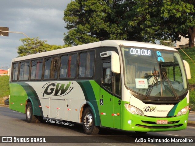 GW Transportes e Turismo 450 na cidade de Belo Horizonte, Minas Gerais, Brasil, por Adão Raimundo Marcelino. ID da foto: 8515648.