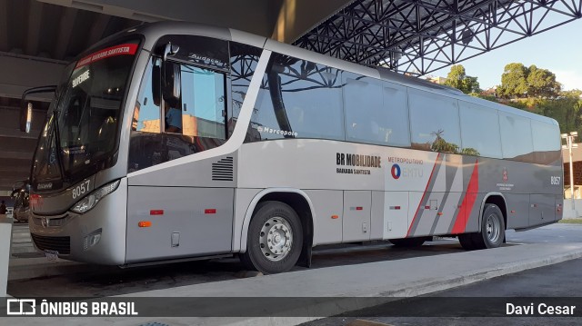 BR Mobilidade Baixada Santista 8057 na cidade de Santos, São Paulo, Brasil, por Davi Cesar. Número da foto: #8515713.