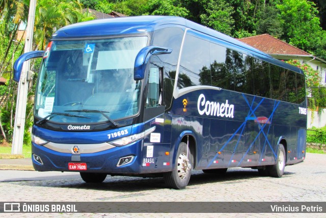 Viação Cometa 719603 na cidade de Joinville, Santa Catarina, Brasil, por Vinicius Petris. ID da foto: 8515162.