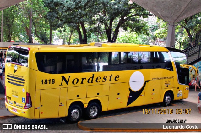 Viação Nordeste 1818 na cidade de Fortaleza, Ceará, Brasil, por Leonardo Costa. Número da foto: #8513158.