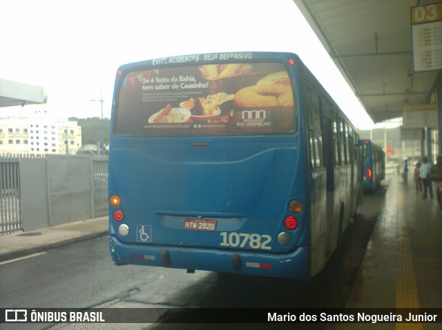 Concessionária Salvador Norte - CSN Transportes 10782 na cidade de Salvador, Bahia, Brasil, por Mario dos Santos Nogueira Junior. ID da foto: 8573069.